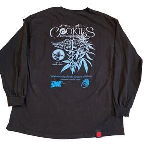 Cookies Zumiez 100K Herbalism Specialists Long Sleeve Shirt Black XL